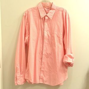 J. Crew Pink Cotton Button Down Blouse